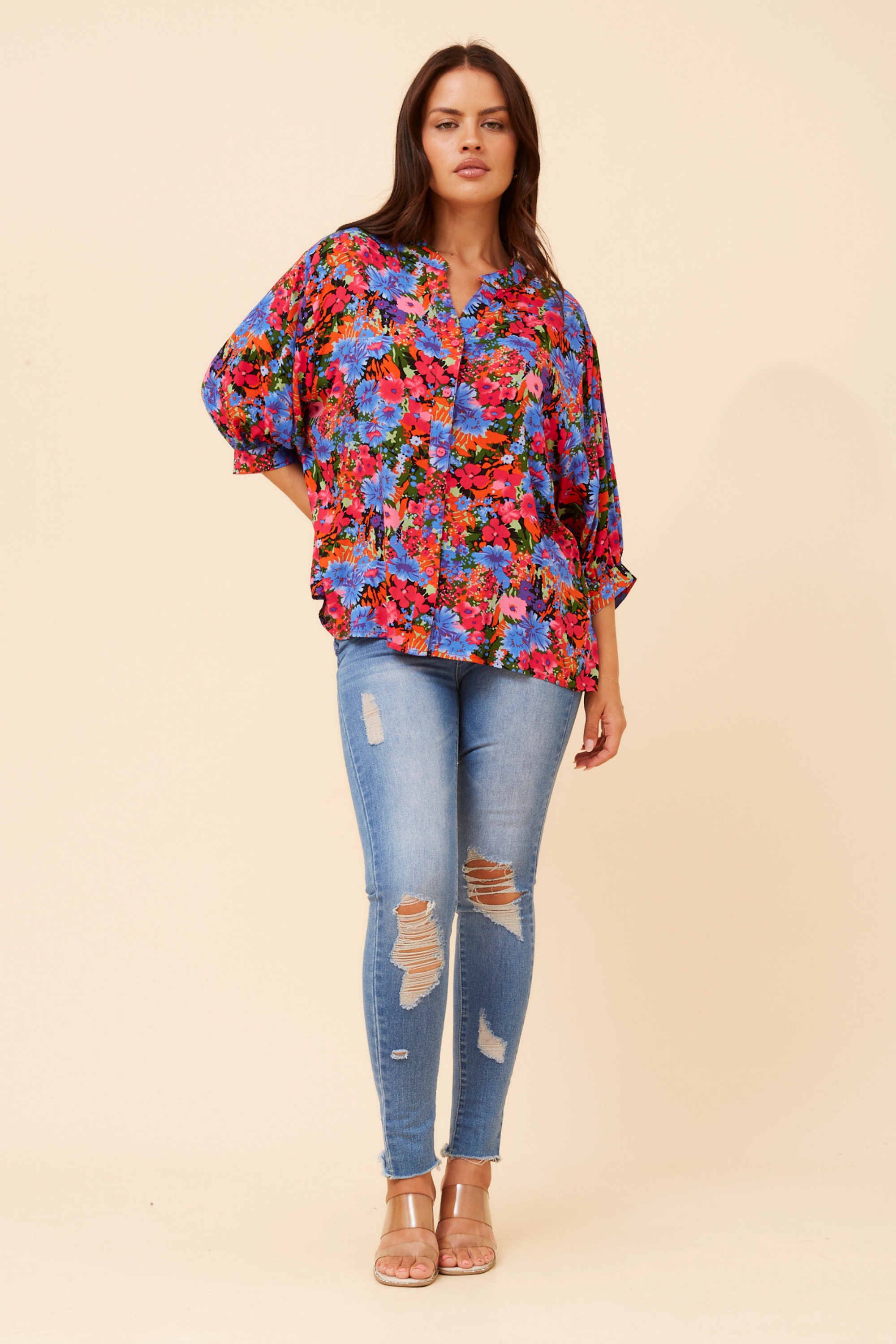 BELINA FLORAL SHIRT