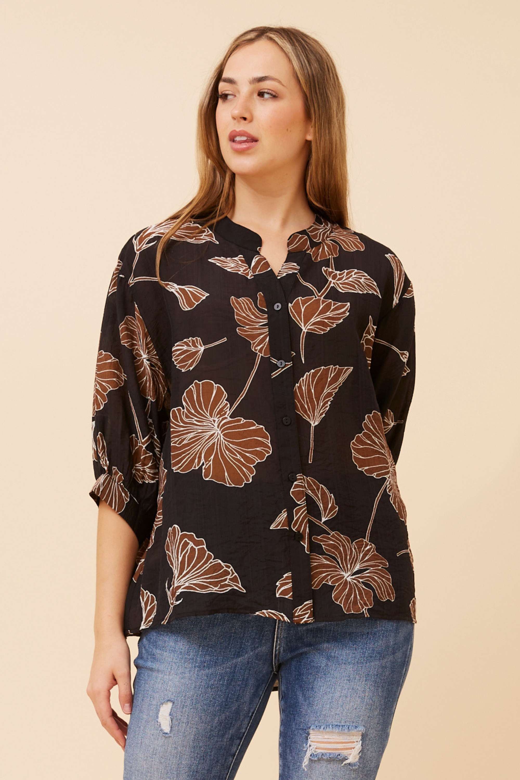 BELINA FLORAL SHIRT