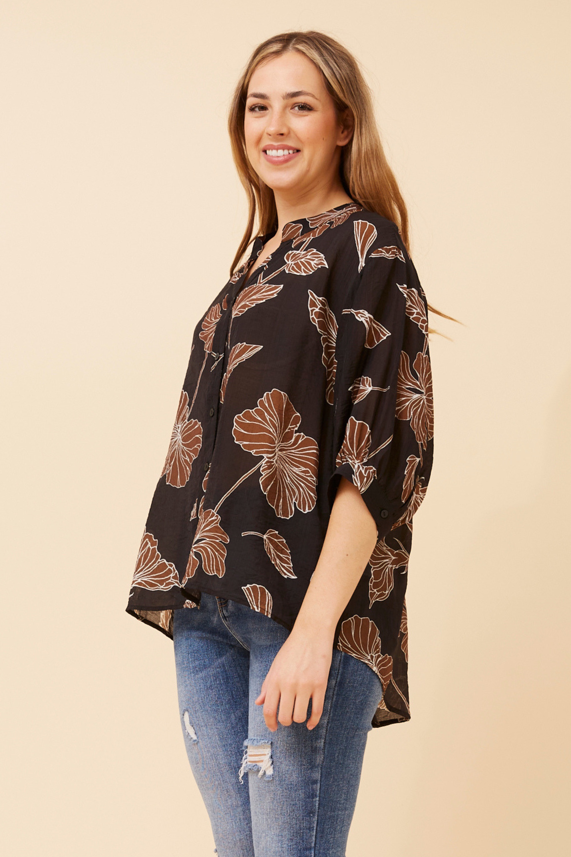 BELINA FLORAL SHIRT