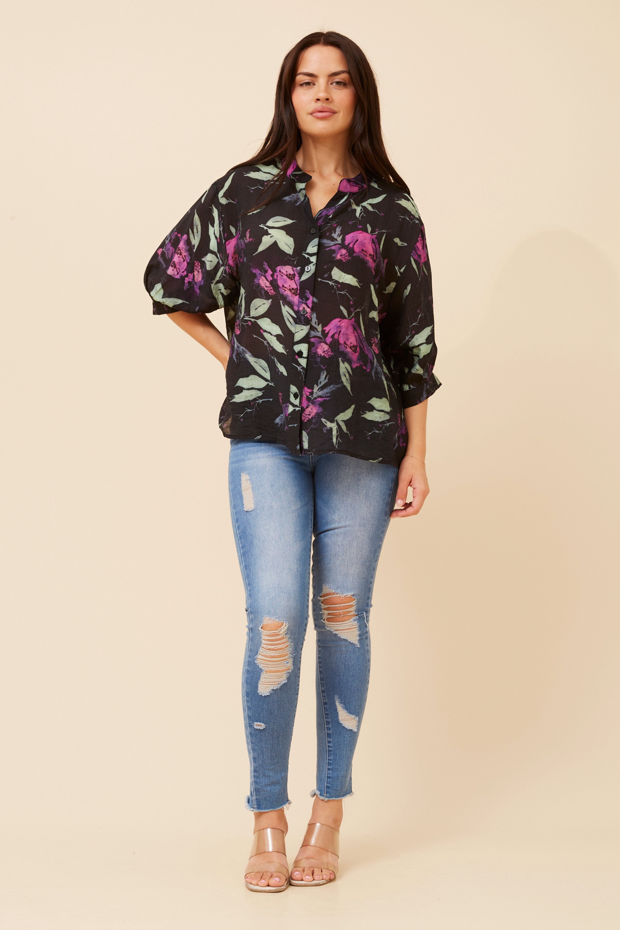 BELINA FLORAL SHIRT