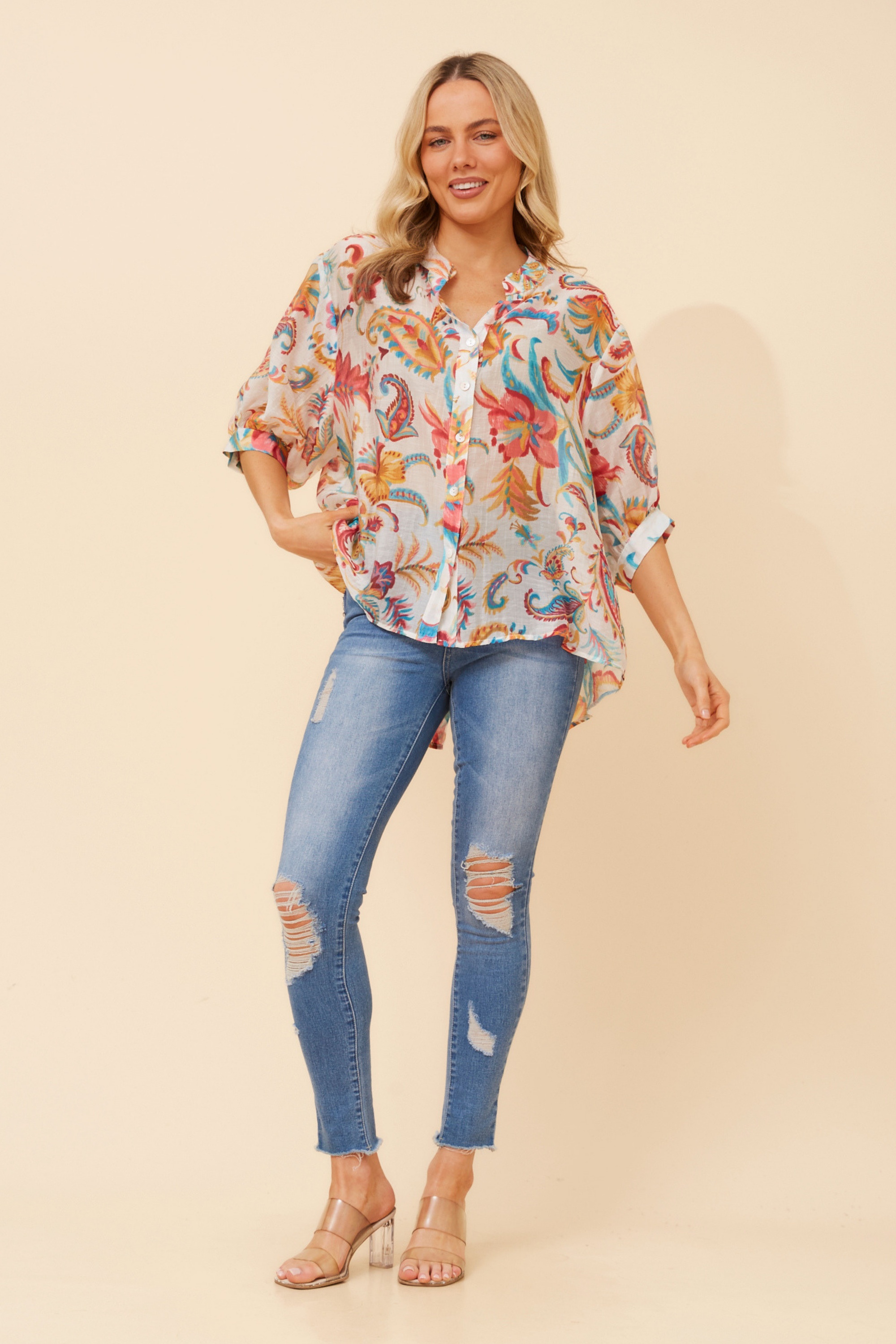 BELINA FLORAL SHIRT