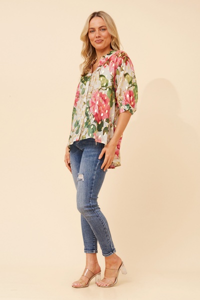 BELINA FLORAL SHIRT