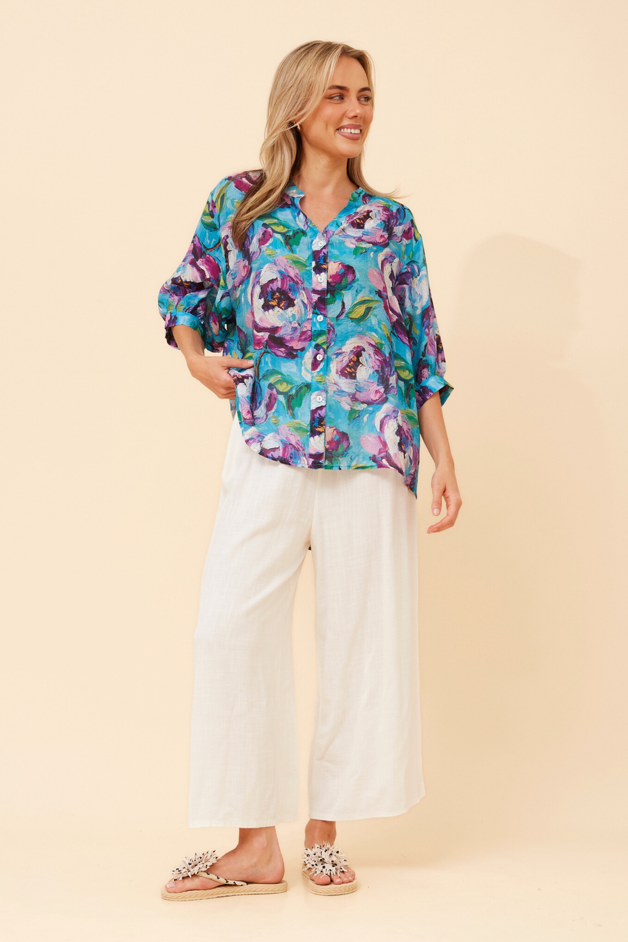BELINA FLORAL SHIRT