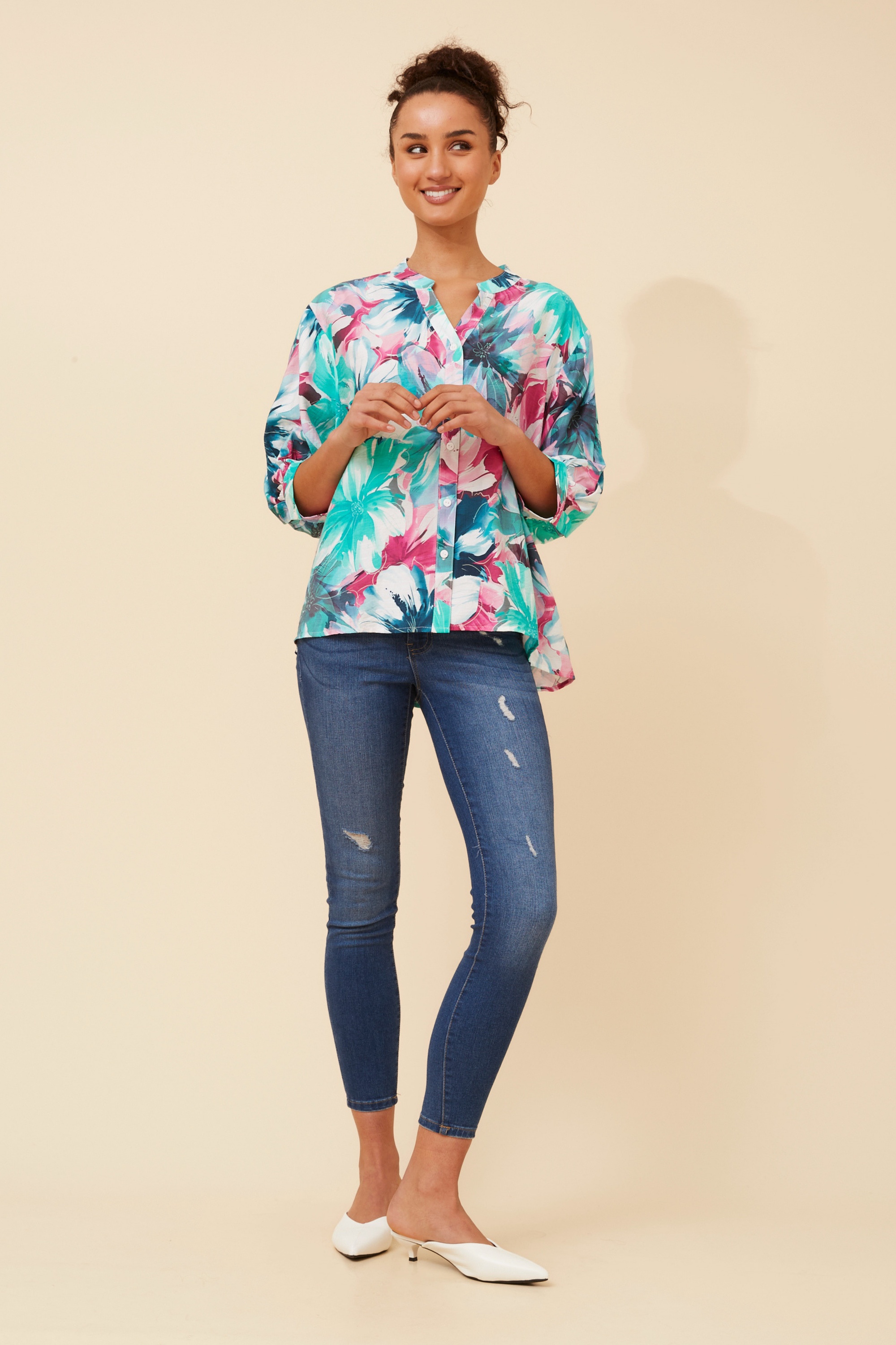 BELINA FLORAL SHIRT