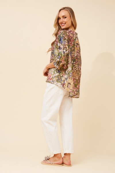 BELINA FLORAL SHIRT