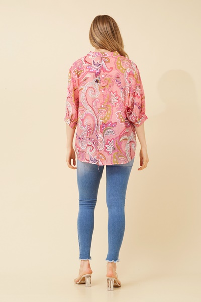 BELINA PAISLEY PRINT SHIRT