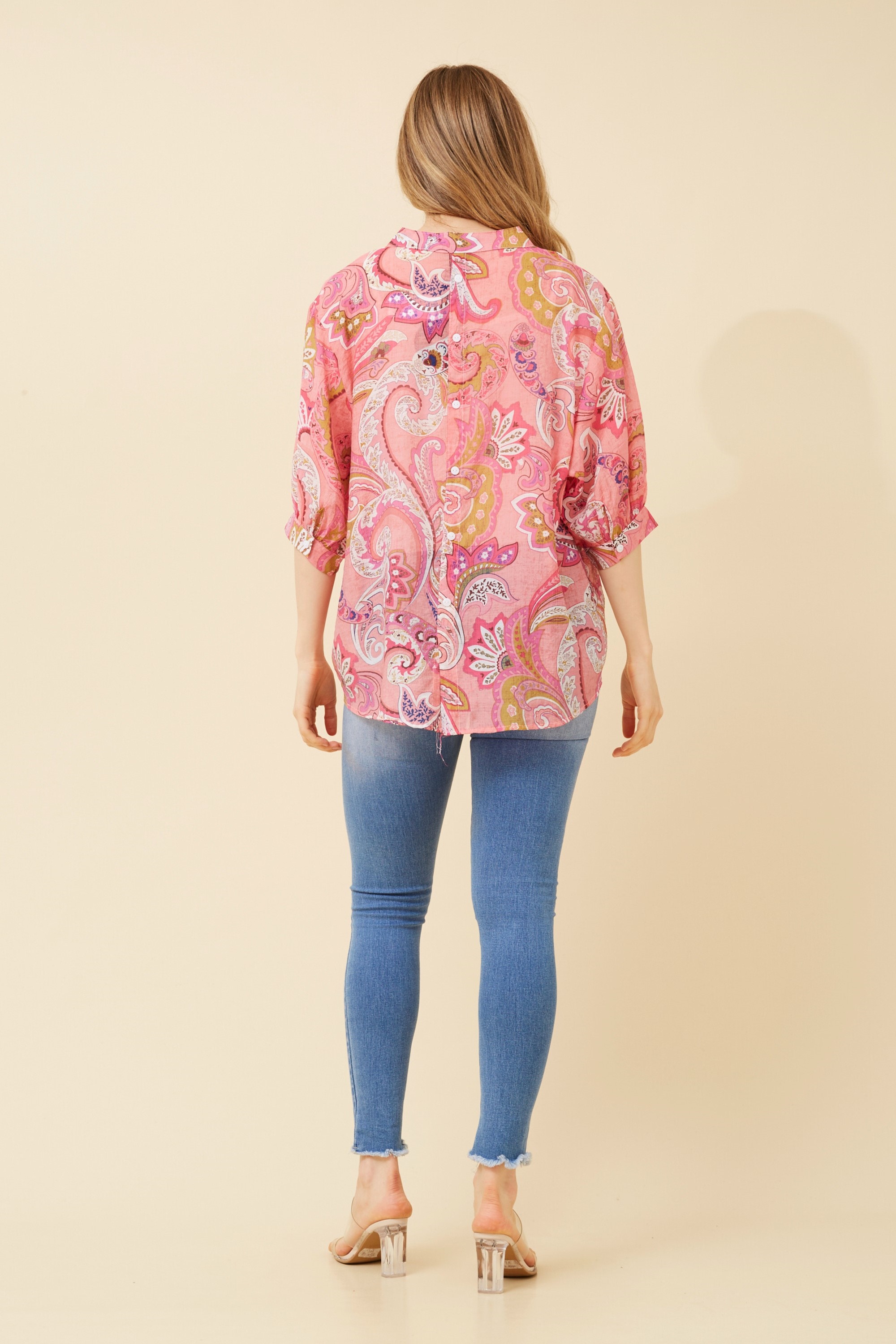 BELINA PAISLEY PRINT SHIRT