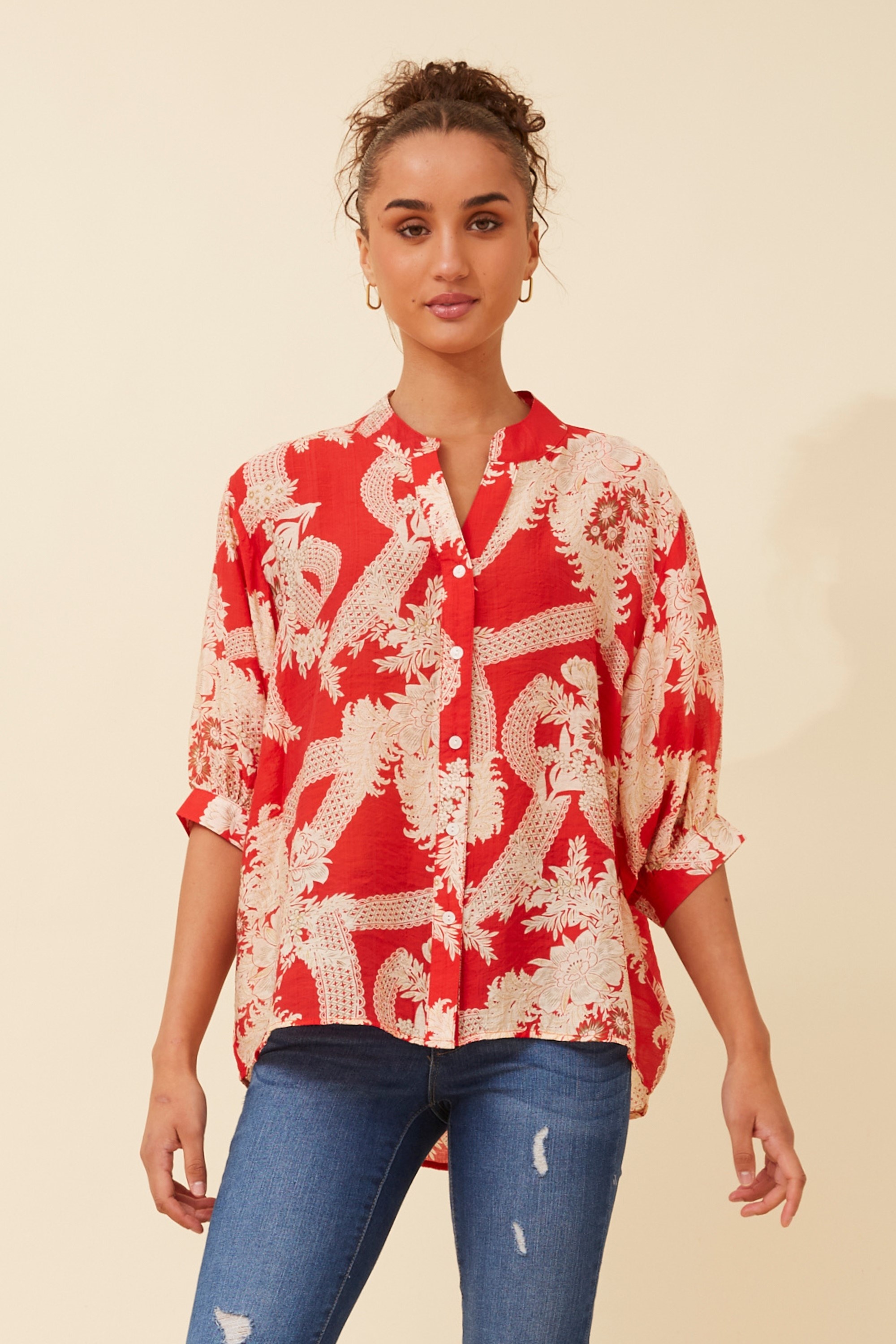 BELINA PRINTED TOP