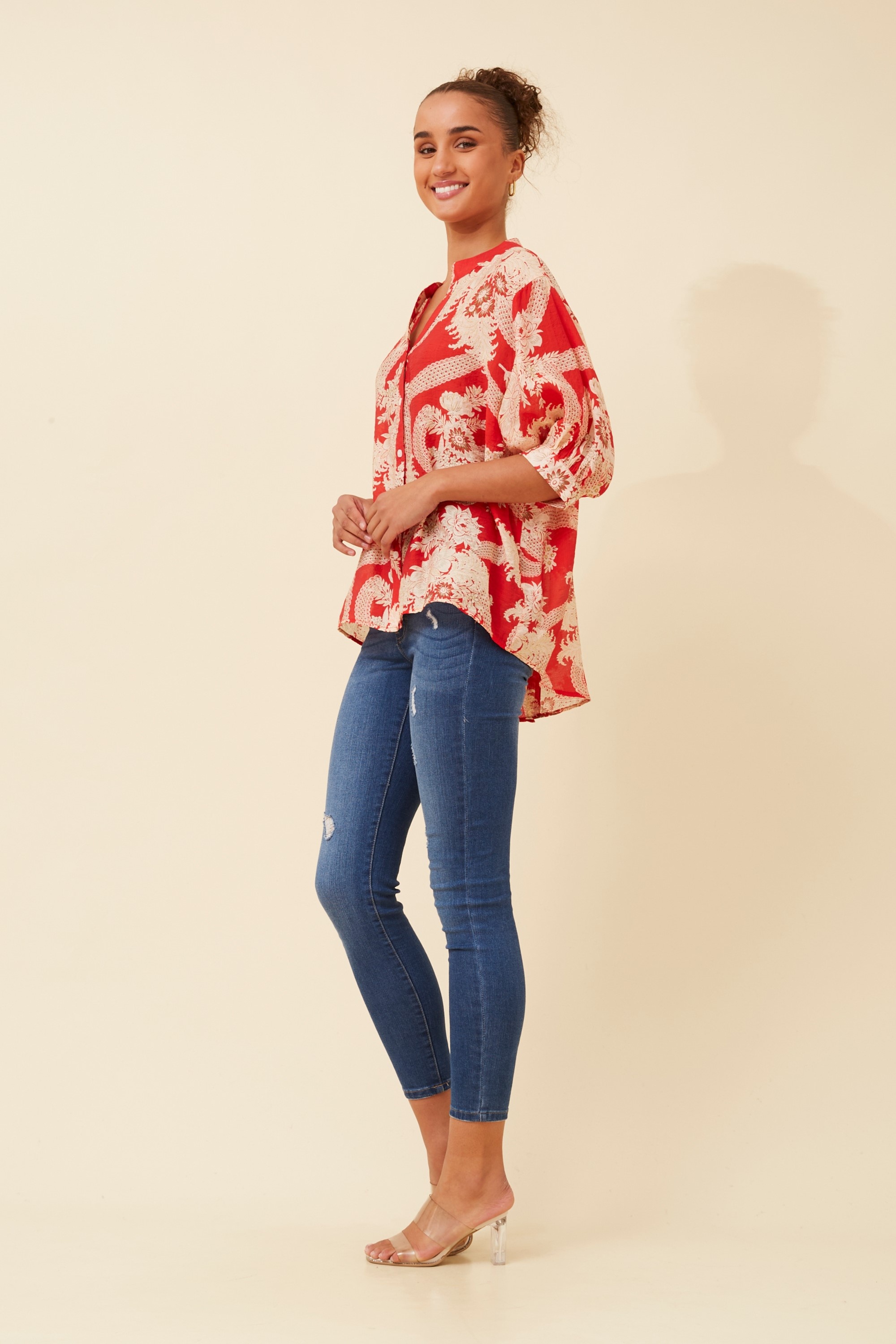 BELINA PRINTED TOP