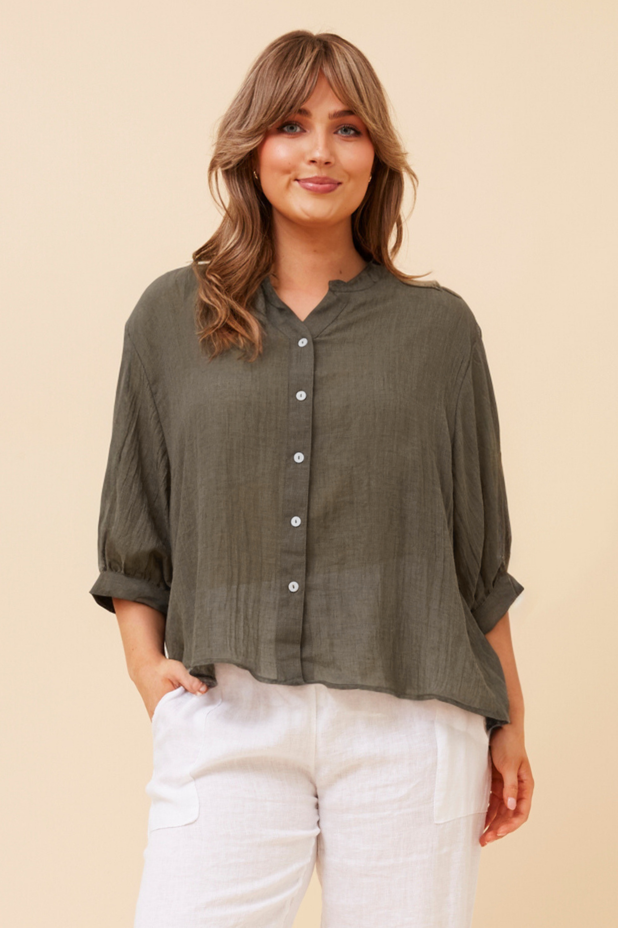 BELINA SOLID SHIRT
