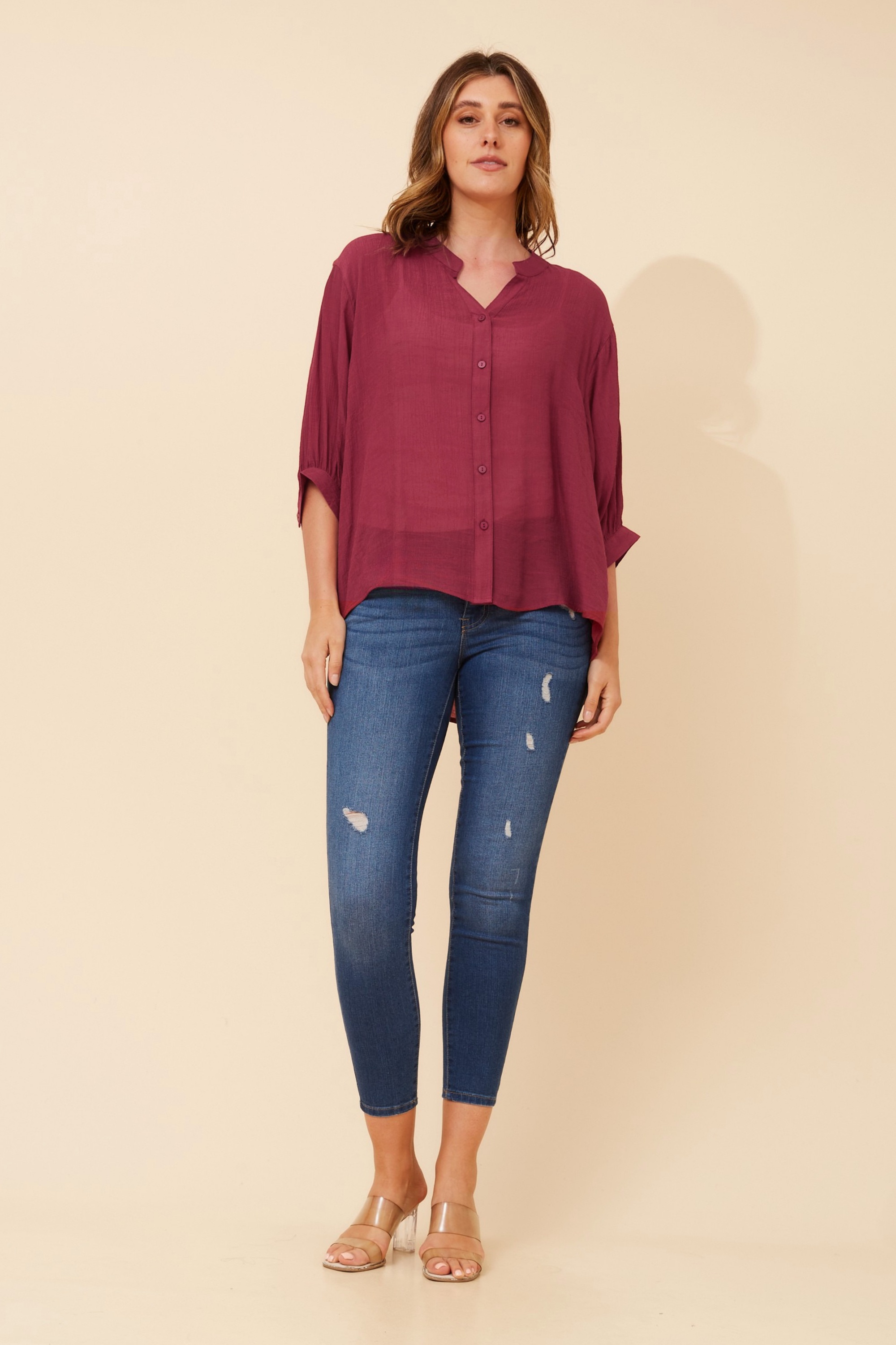 BELINA SOLID SHIRT