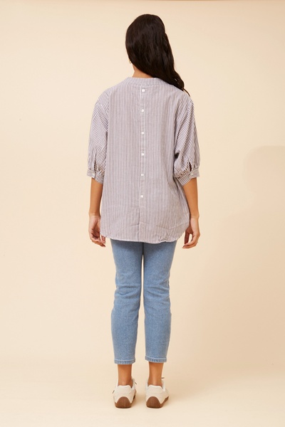 BELINA STRIPE PRINT SHIRT