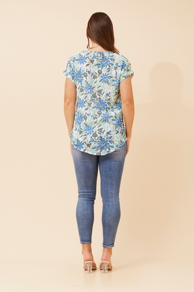 BELLA FLORAL TOP