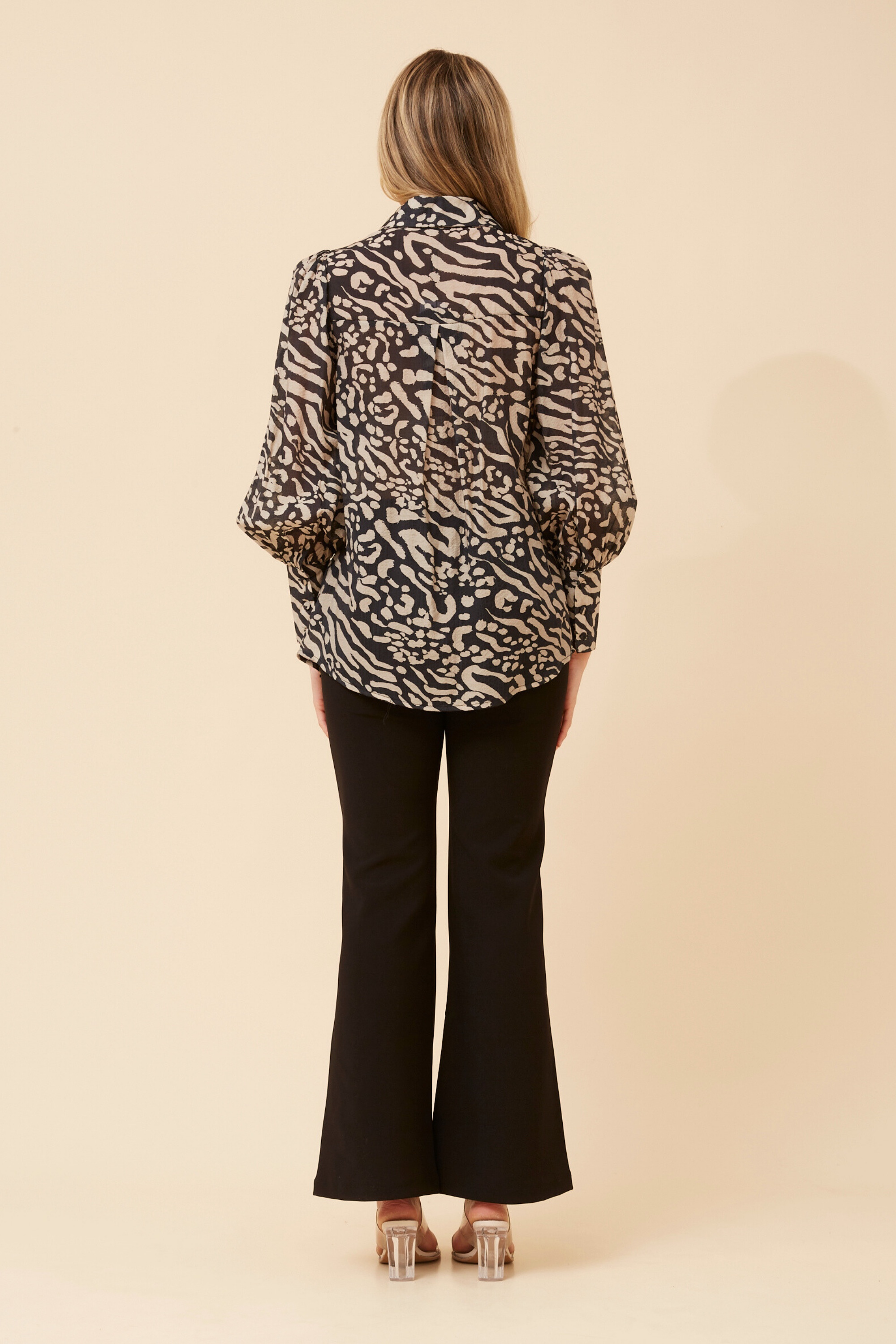 BELLE ANIMAL PRINT SHIRT