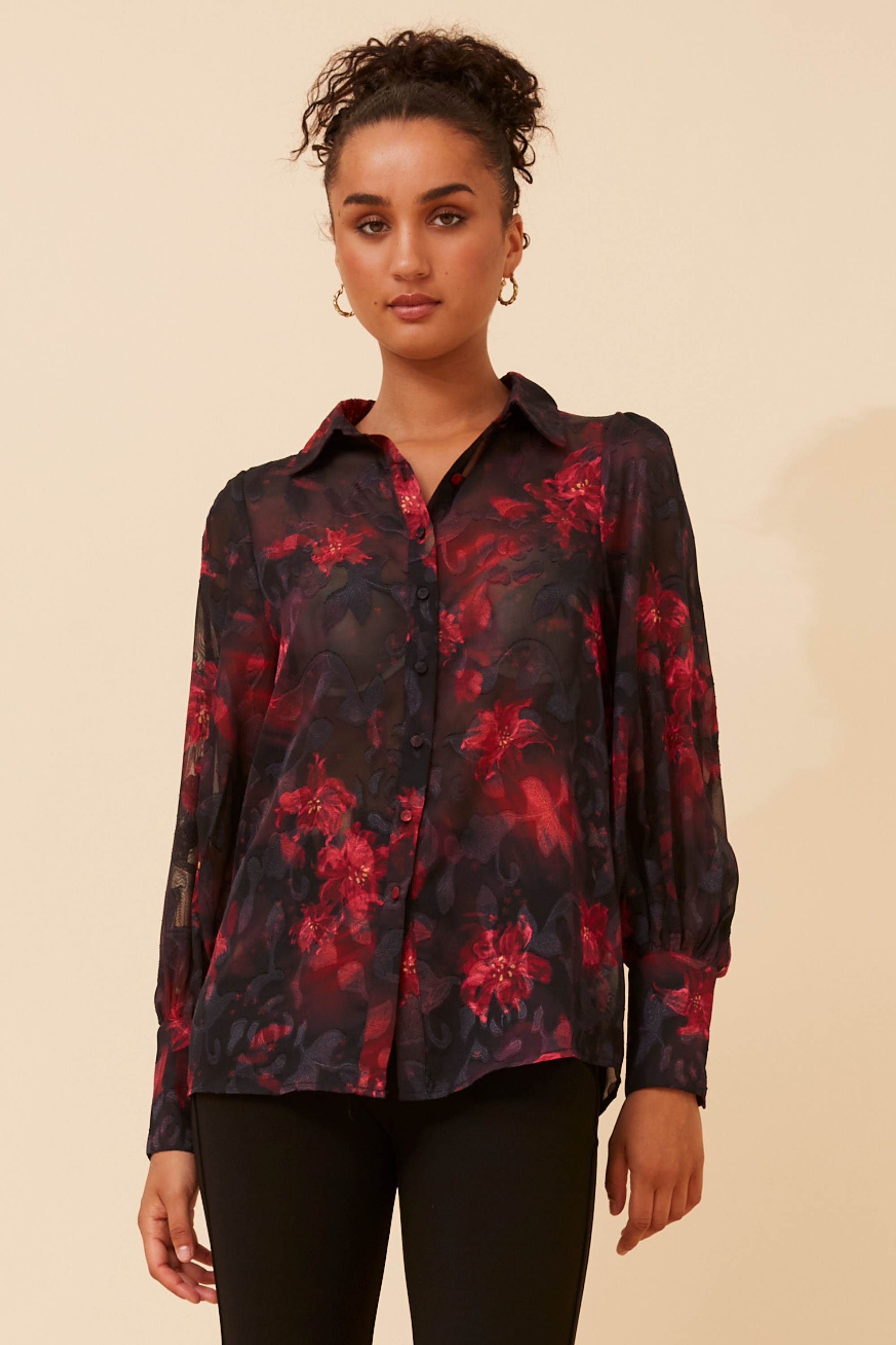 BELLE FLORAL PRINT SHIRT