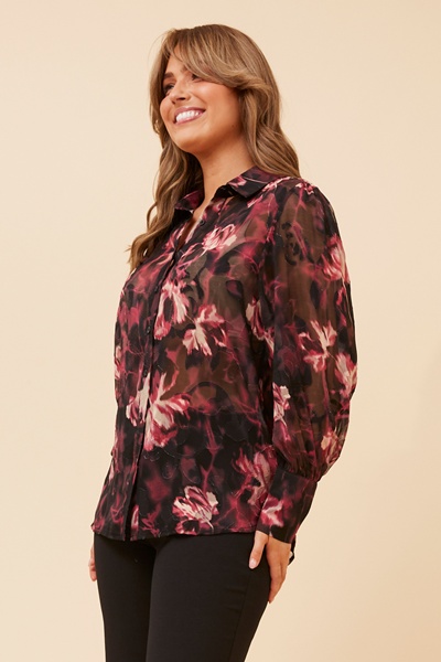 BELLE FLORAL PRINT SHIRT