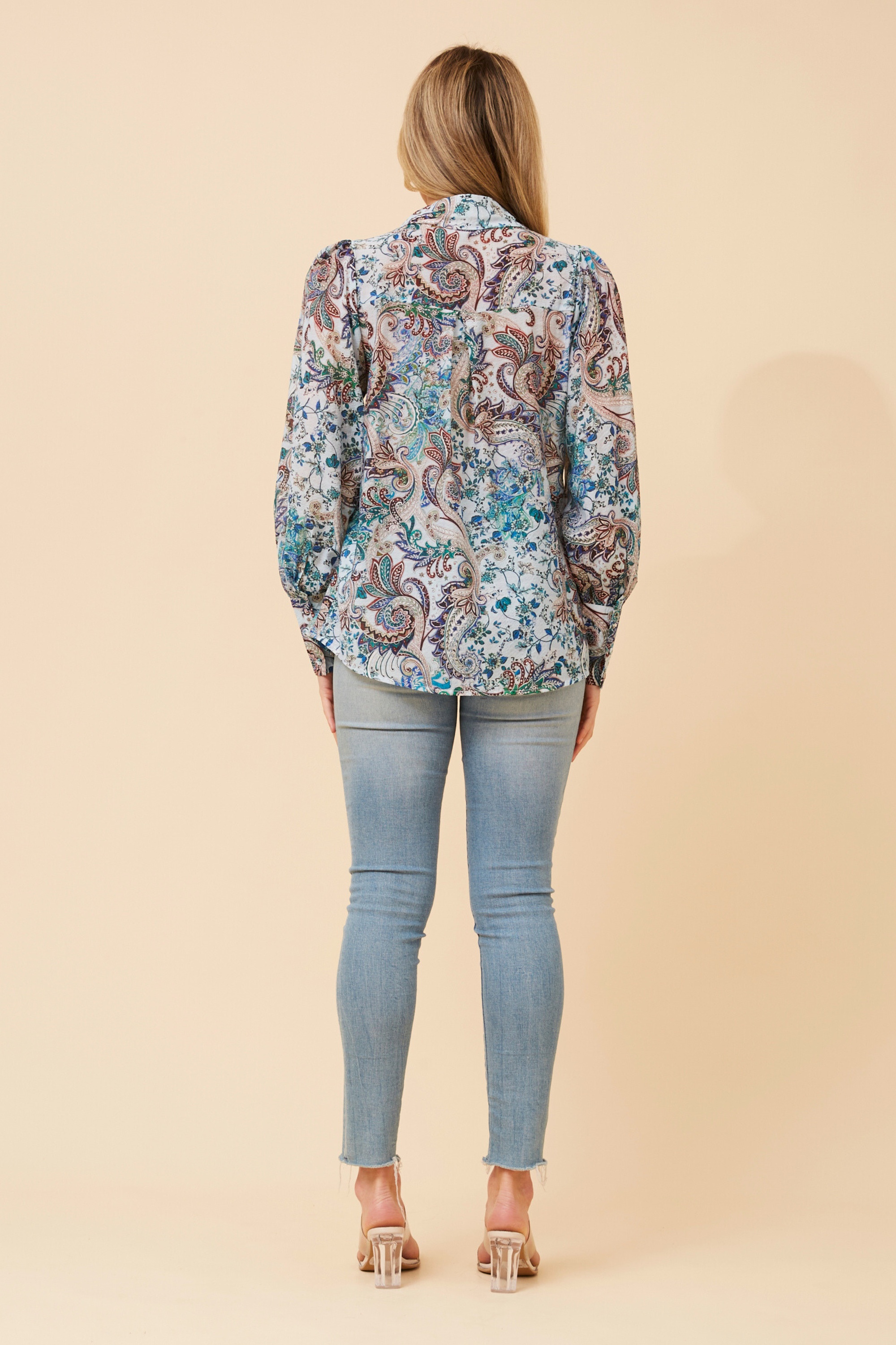 BELLE PAISLEY PRINT SHIRT