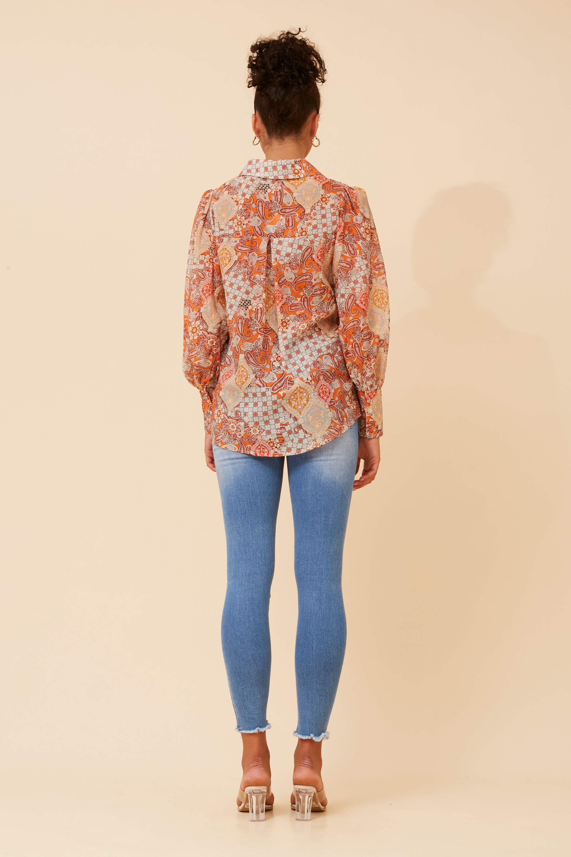 BELLE PATCHWORK PRINT SHIRT