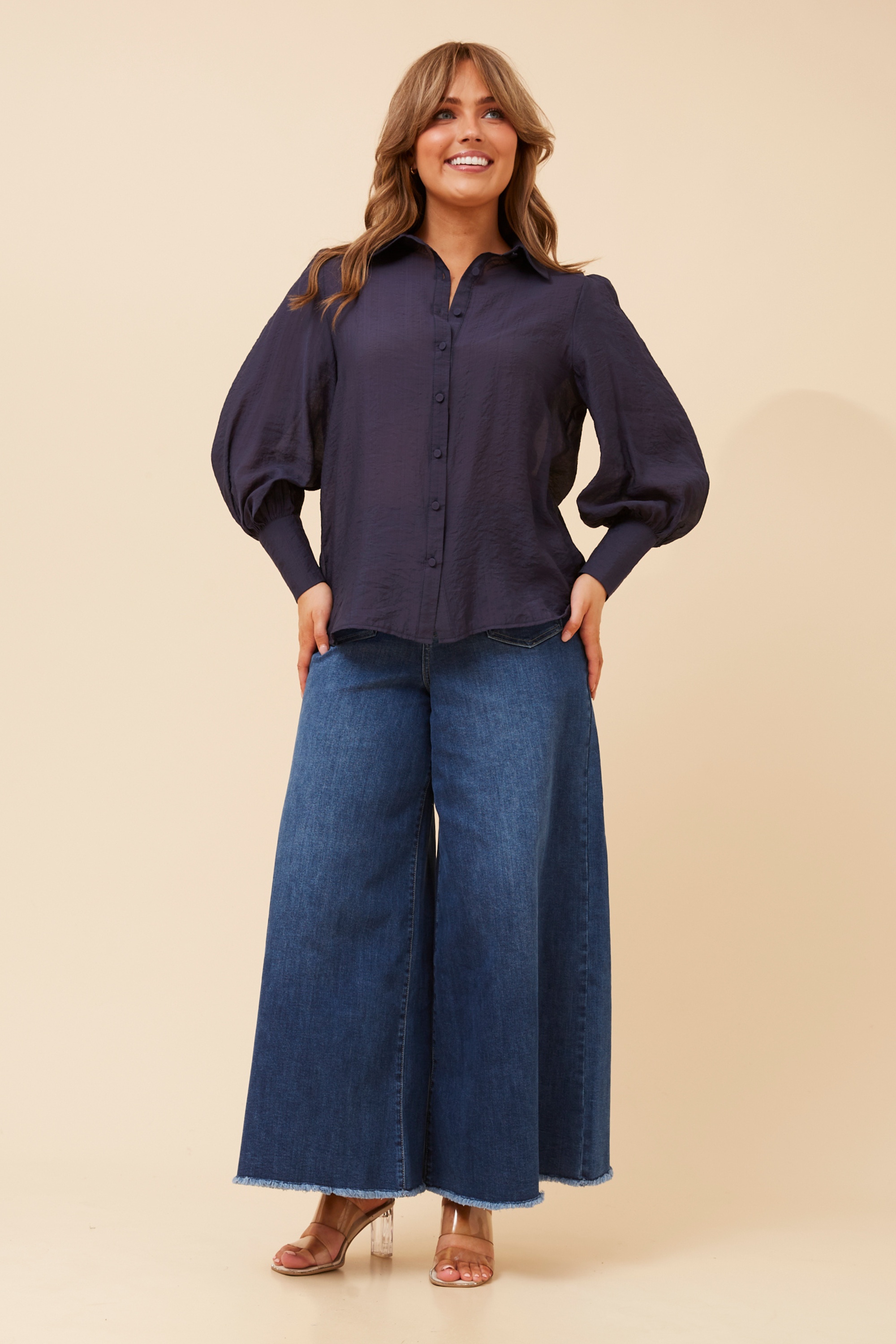 BELLE SOLID SHIRT