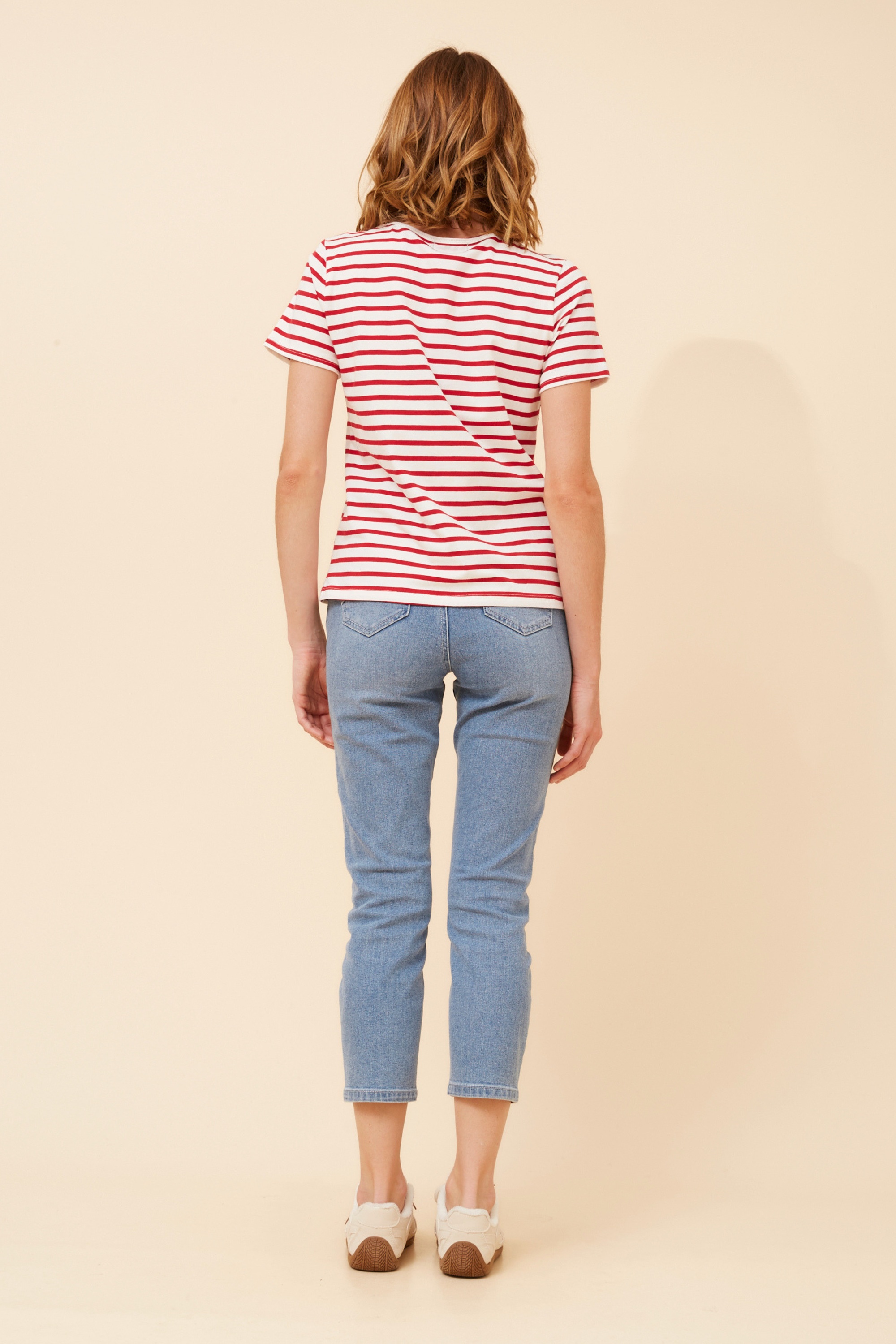 BENNETT STRIPE PRINT T-SHIRT