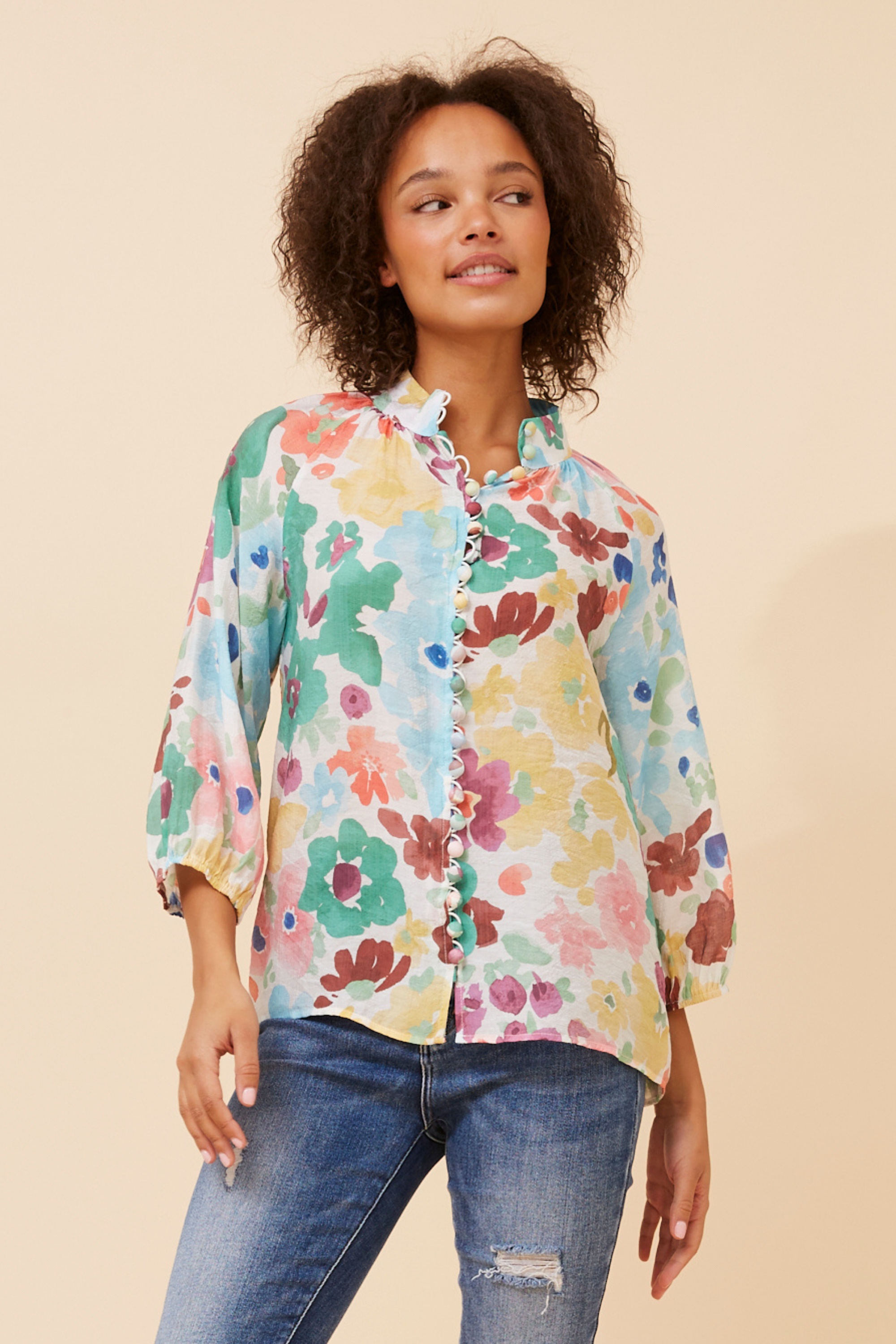 BERIT FLORAL BLOUSE