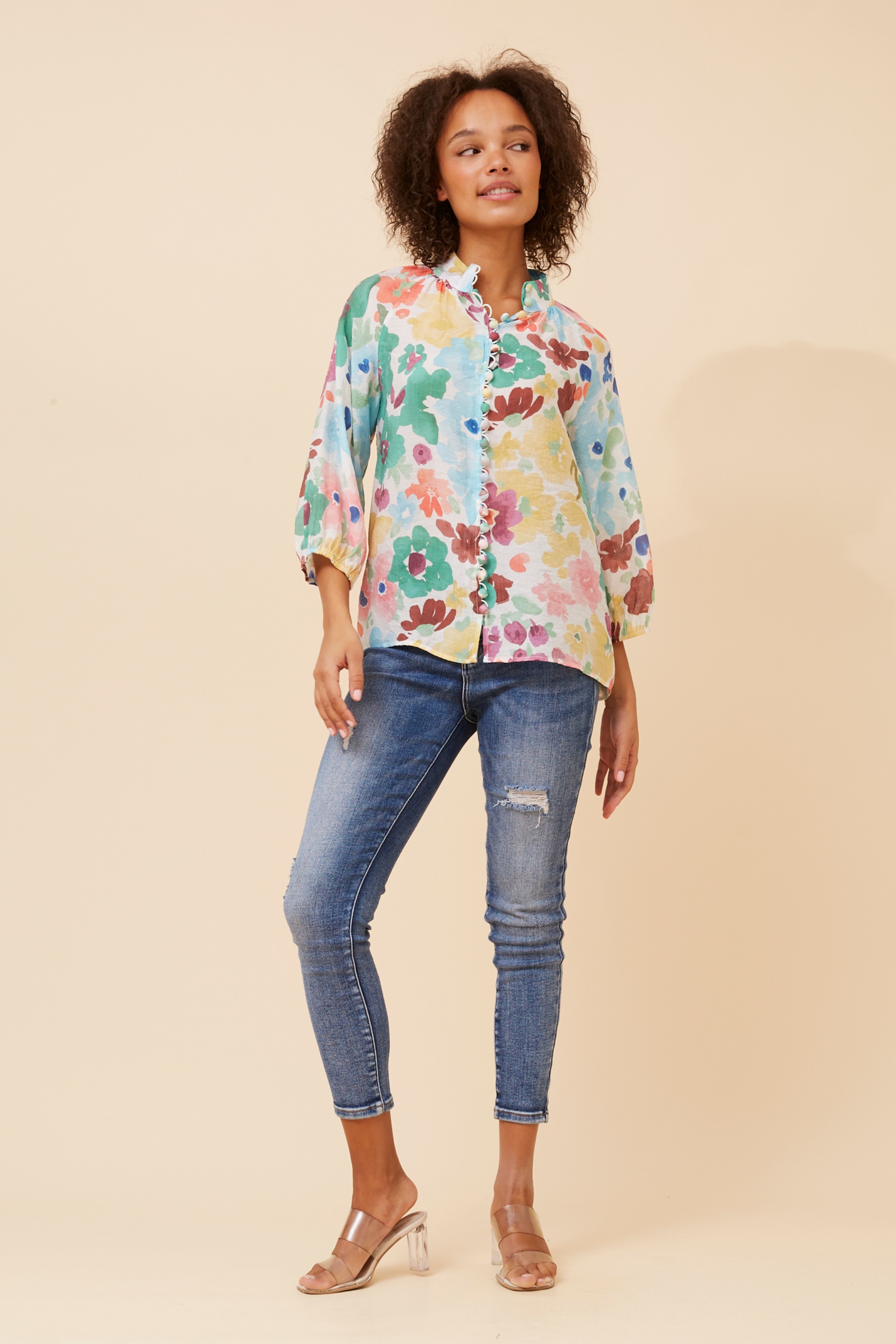 BERIT FLORAL BLOUSE