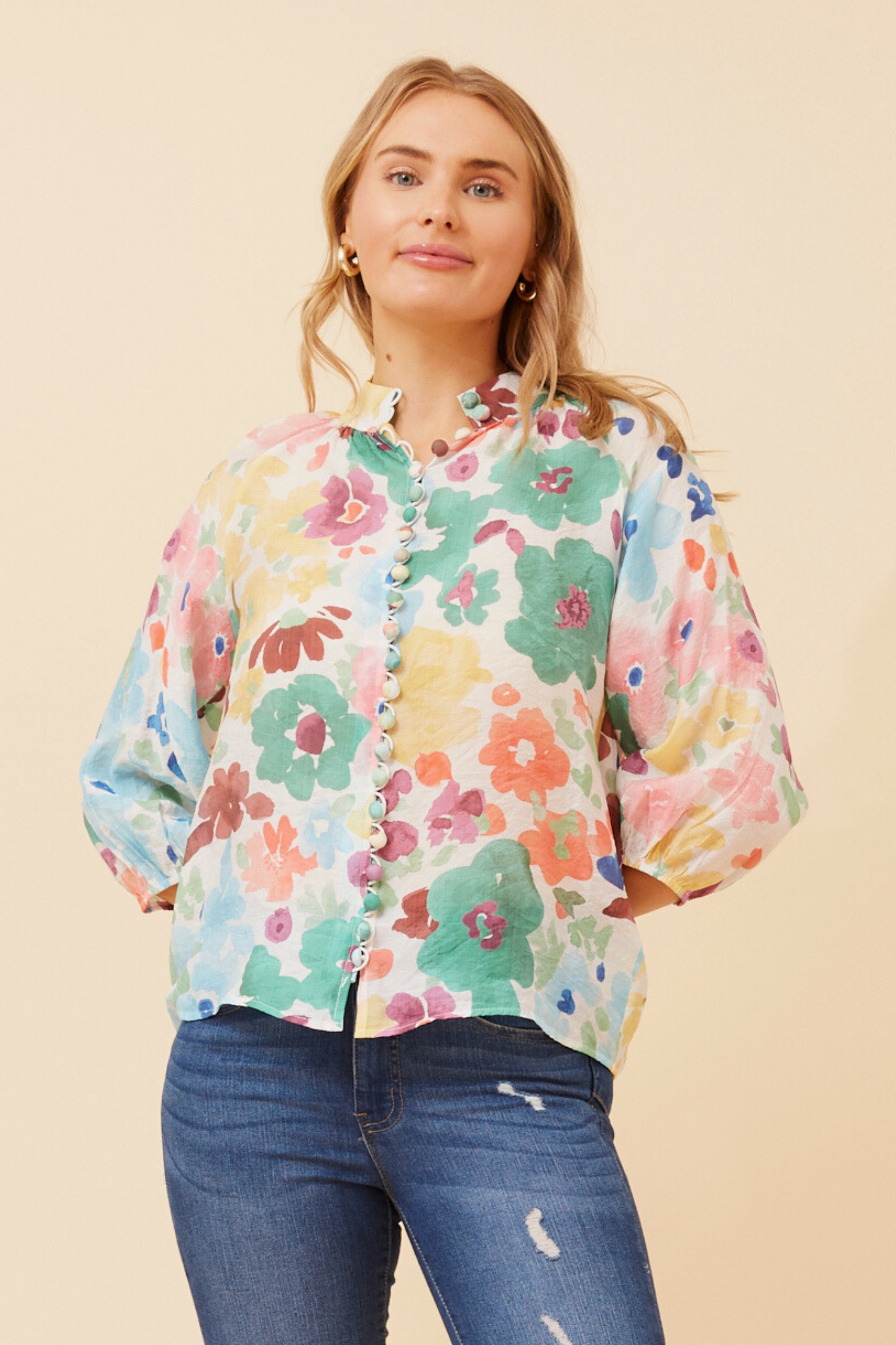 BERIT FLORAL BLOUSE