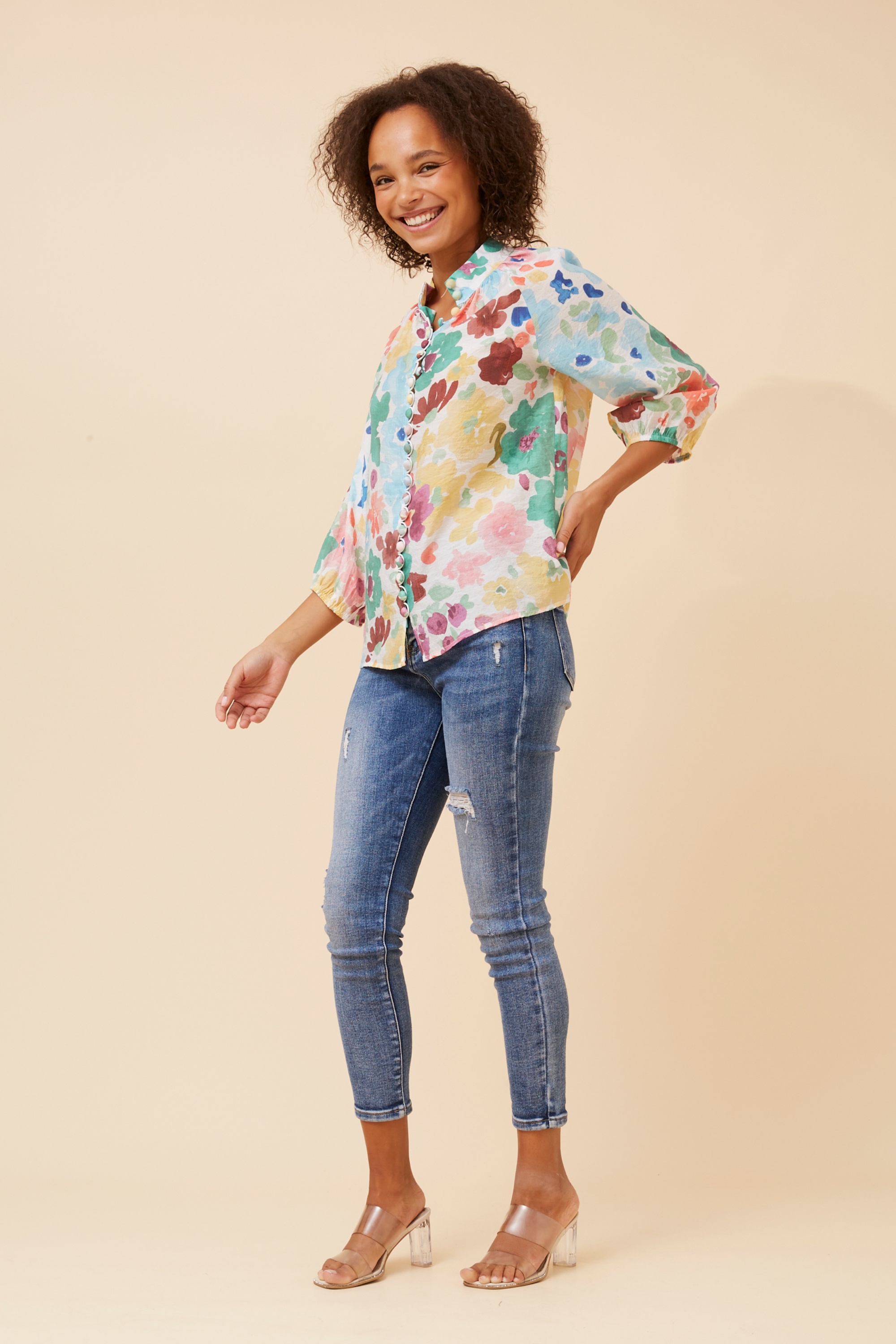 BERIT FLORAL BLOUSE