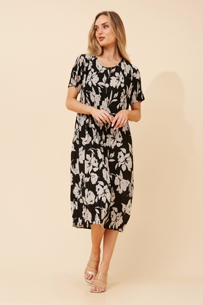 BERNIE FLORAL MIDI DRESS