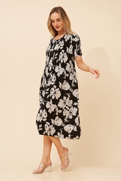 BERNIE FLORAL MIDI DRESS