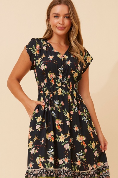 BERTA FLORAL DRESS
