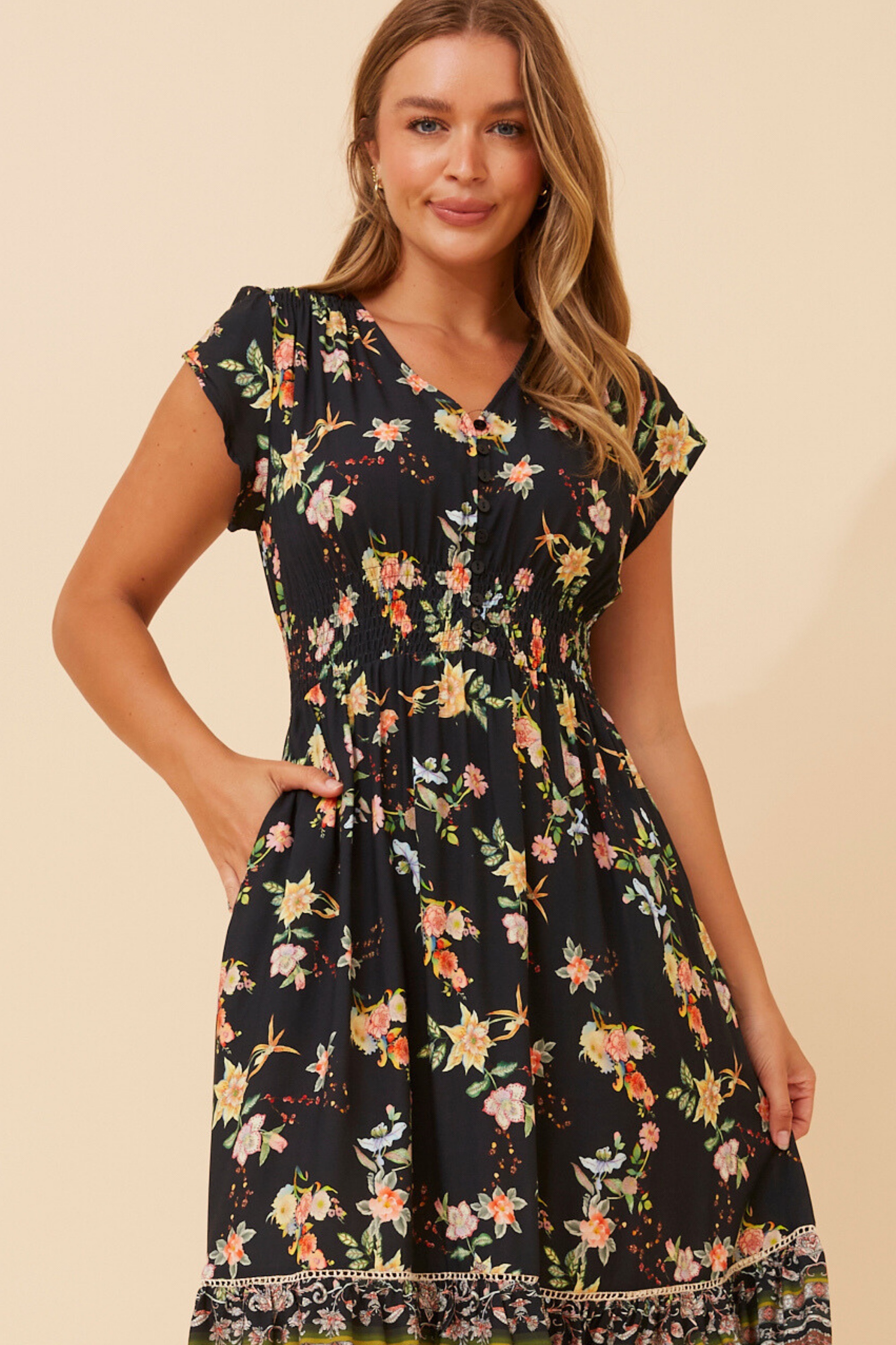 BERTA FLORAL DRESS
