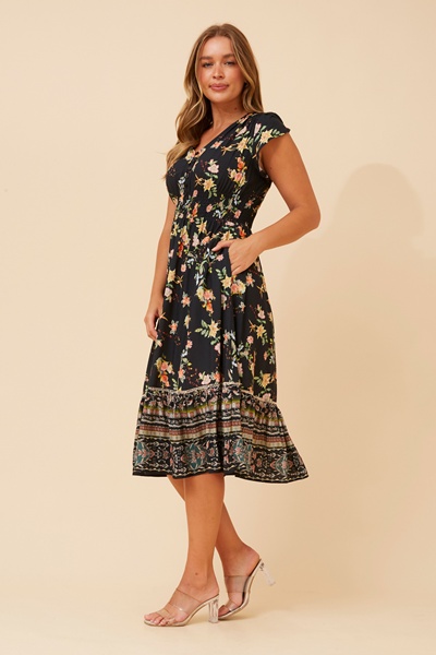 BERTA FLORAL DRESS