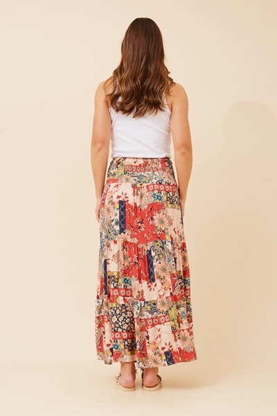 BETTINA BOHO MAXI SKIRT