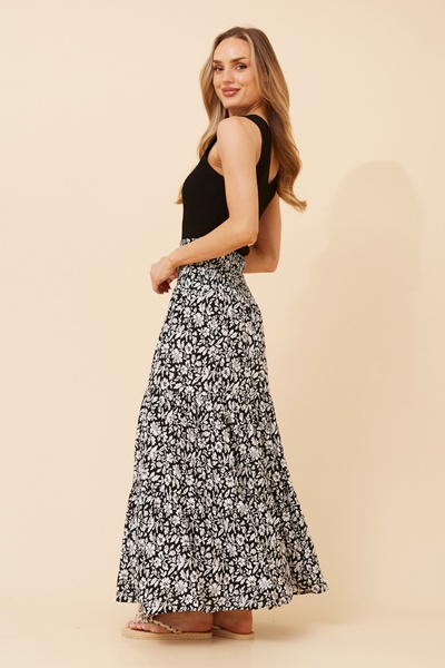 BETTINA FLORAL MAXI SKIRT