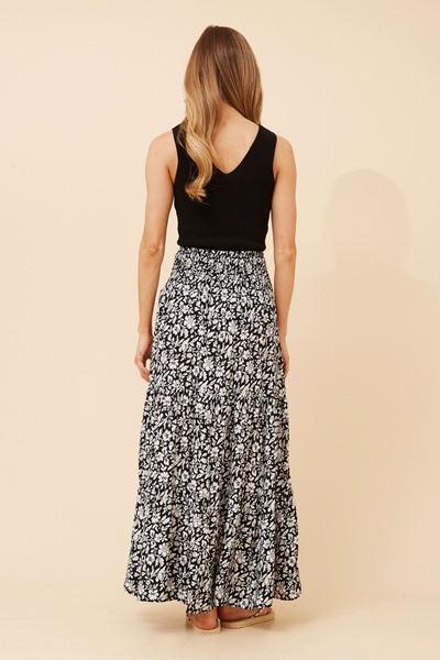BETTINA FLORAL MAXI SKIRT