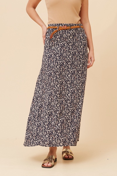 BETTY DITSY PRINT MAXI SKIRT