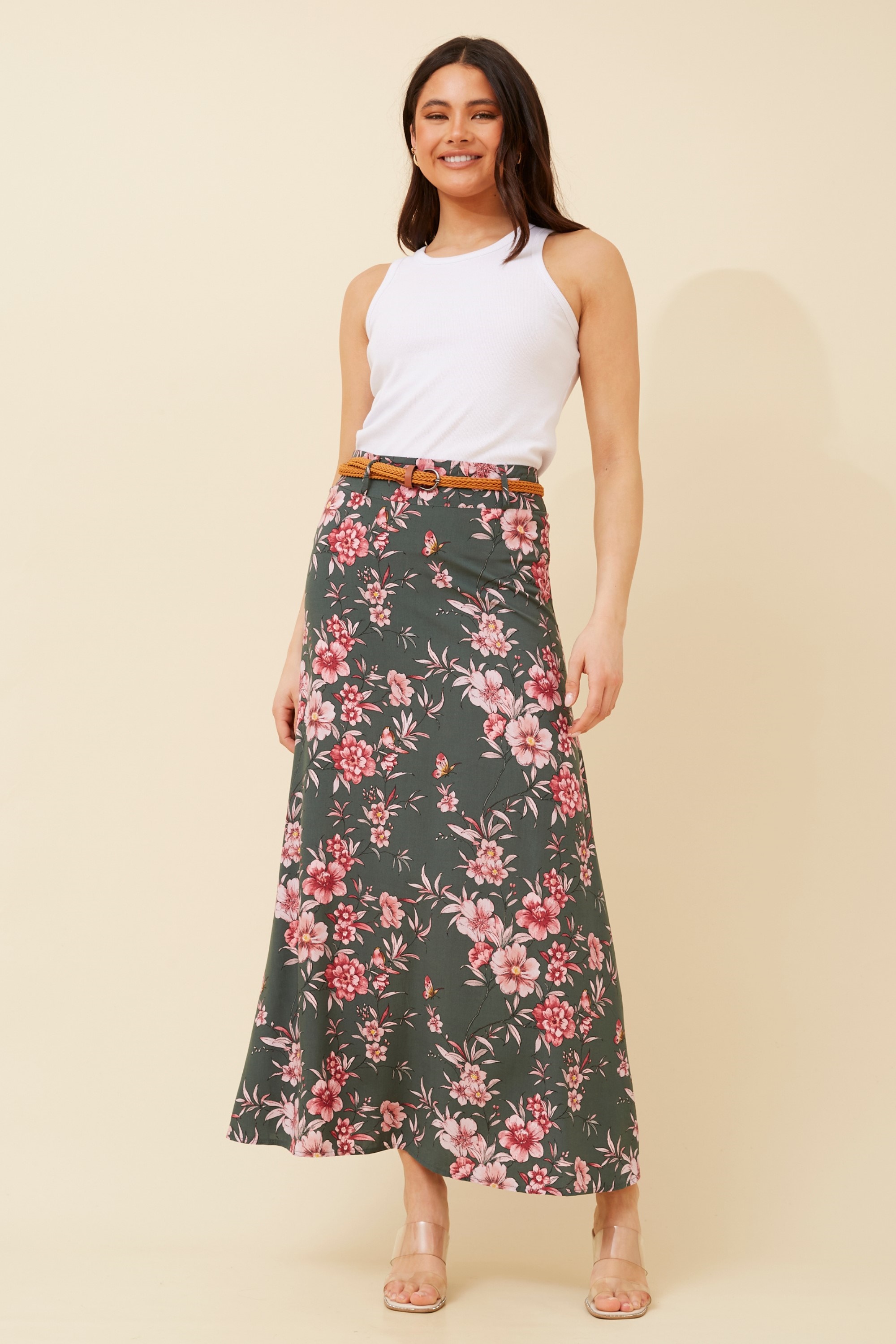 BETTY FLORAL MAXI SKIRT