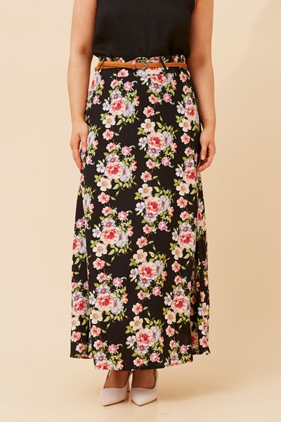 BETTY FLORAL MAXI SKIRT