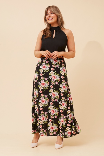 BETTY FLORAL MAXI SKIRT