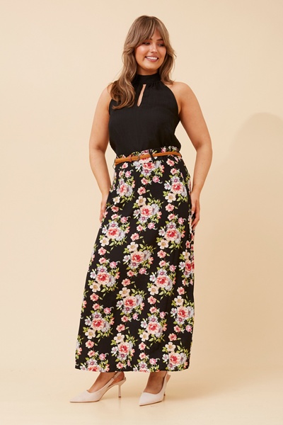 BETTY FLORAL MAXI SKIRT