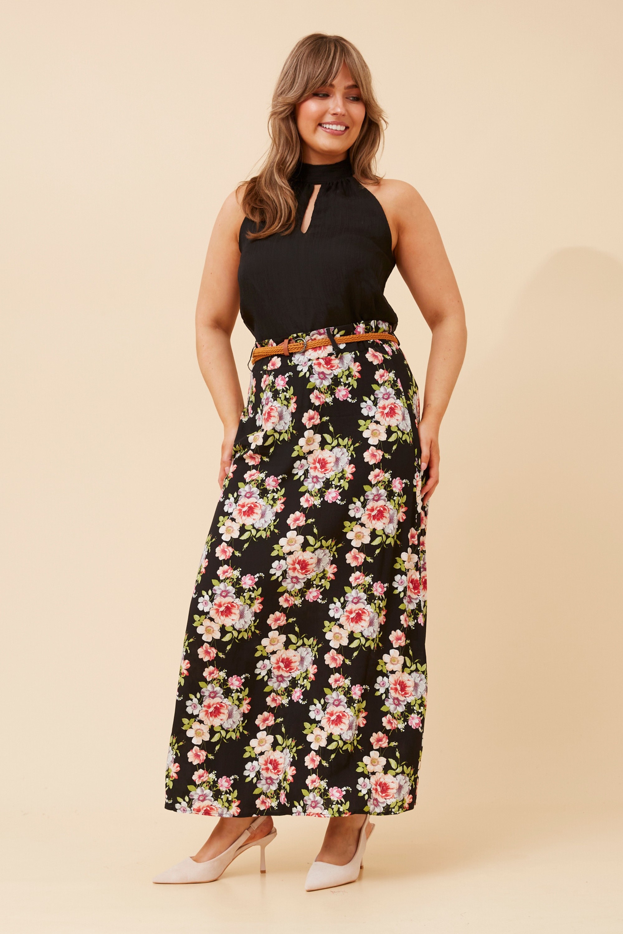 BETTY FLORAL MAXI SKIRT