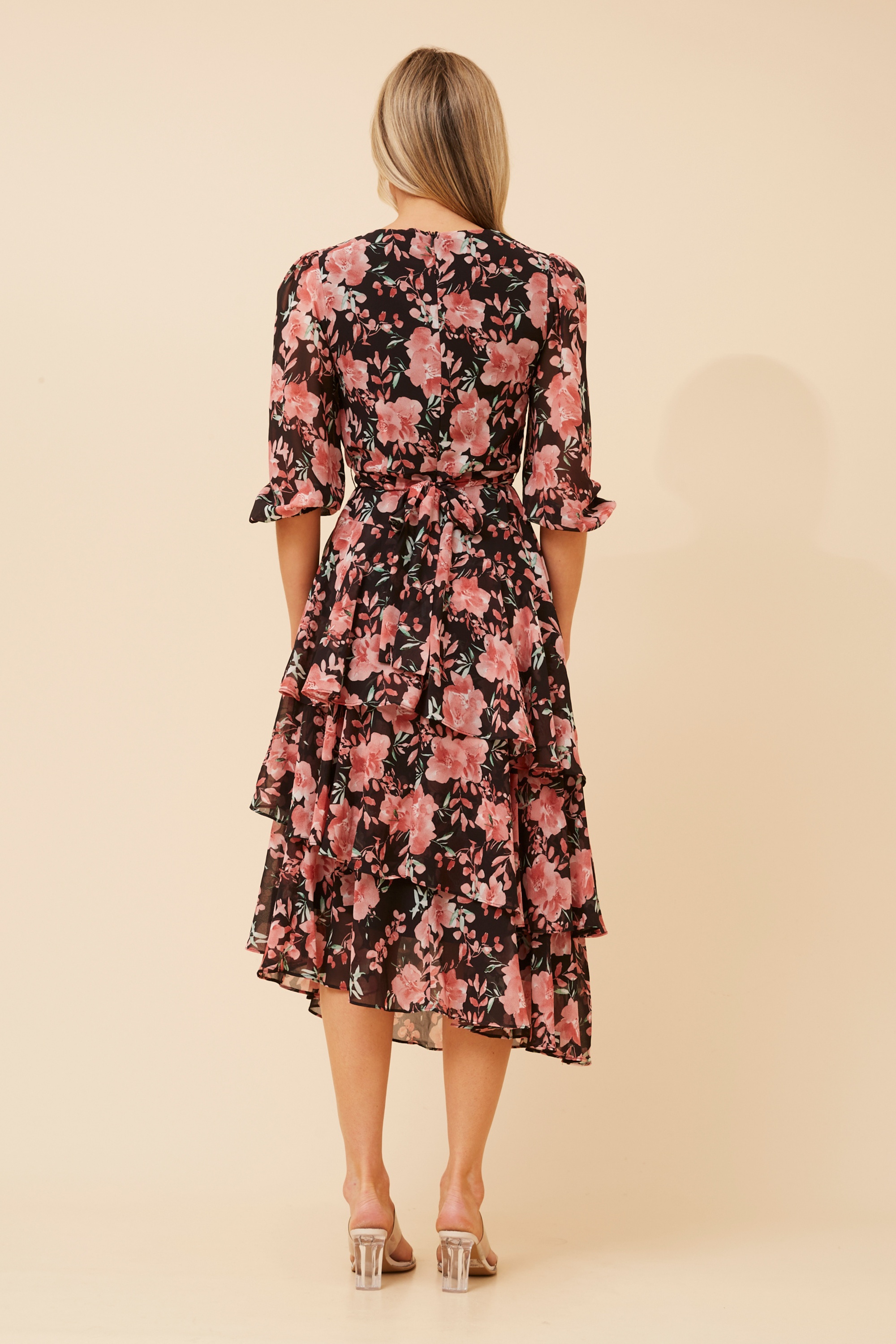 BIBIANA FLORAL MIDI DRESS