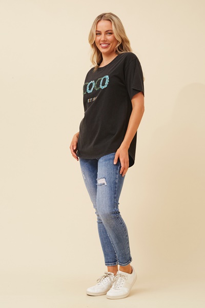BINDI EMBELLISHED TEE