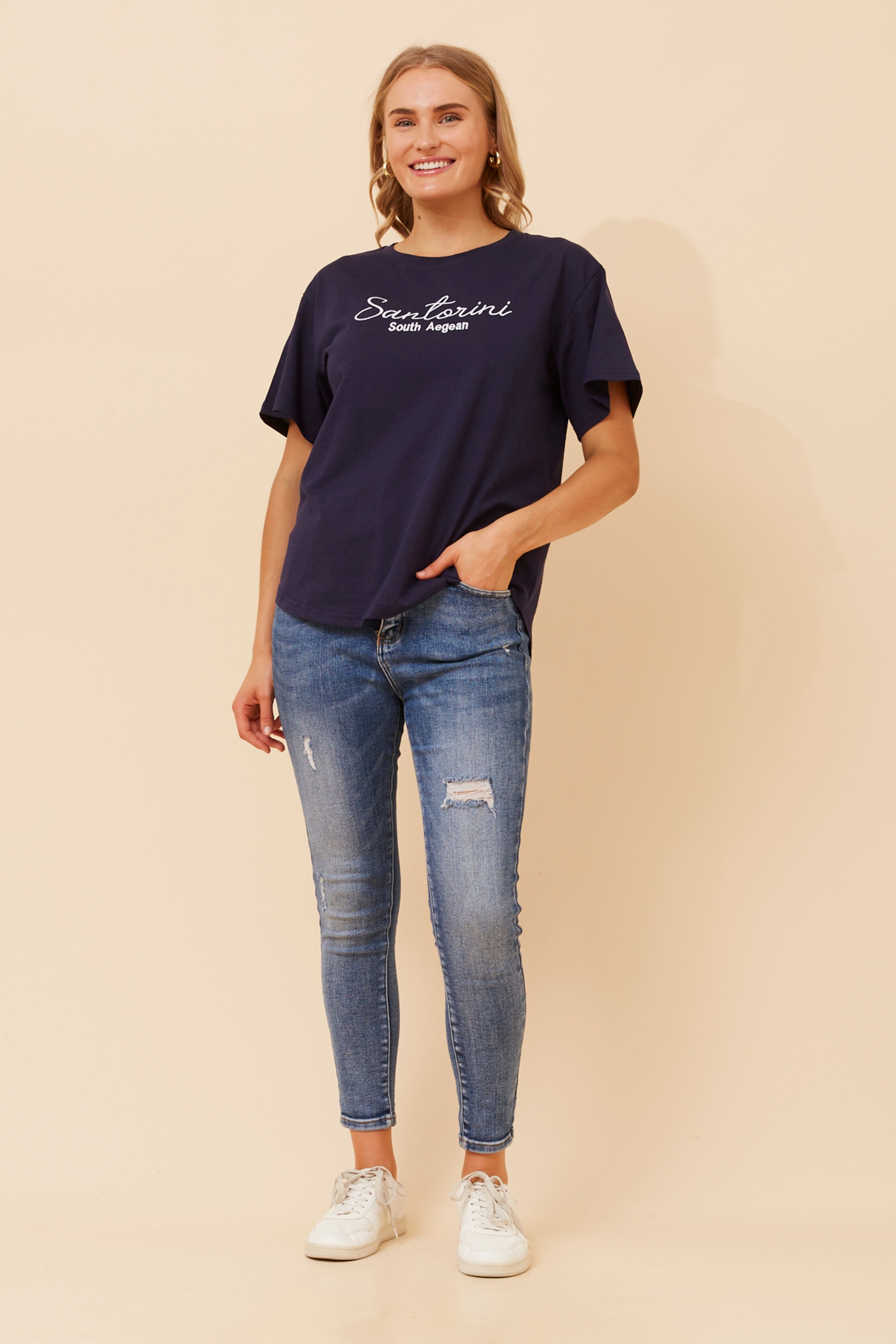 BINDI EMBROIDERED T-SHIRT