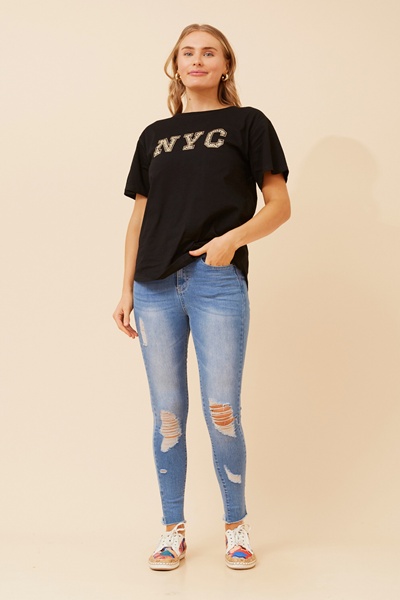 BINDI NYC GRAPHIC TEE