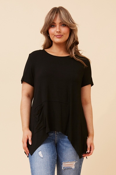 BINITA HANKY HEM TOP