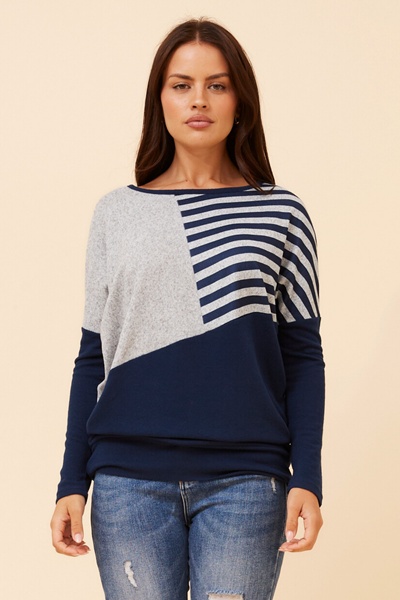 BIRD COLOUR BLOCK TOP