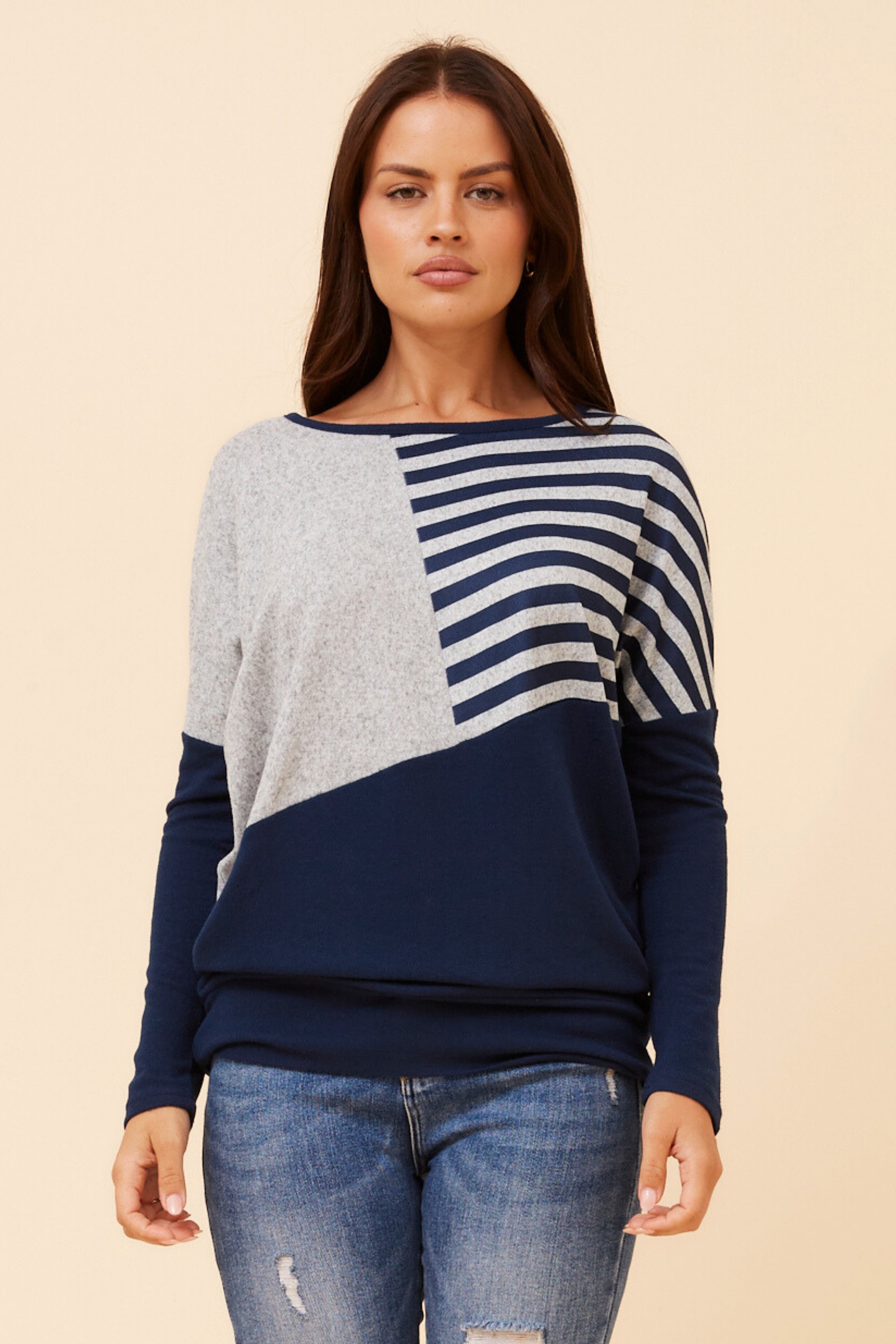 BIRD COLOUR BLOCK TOP