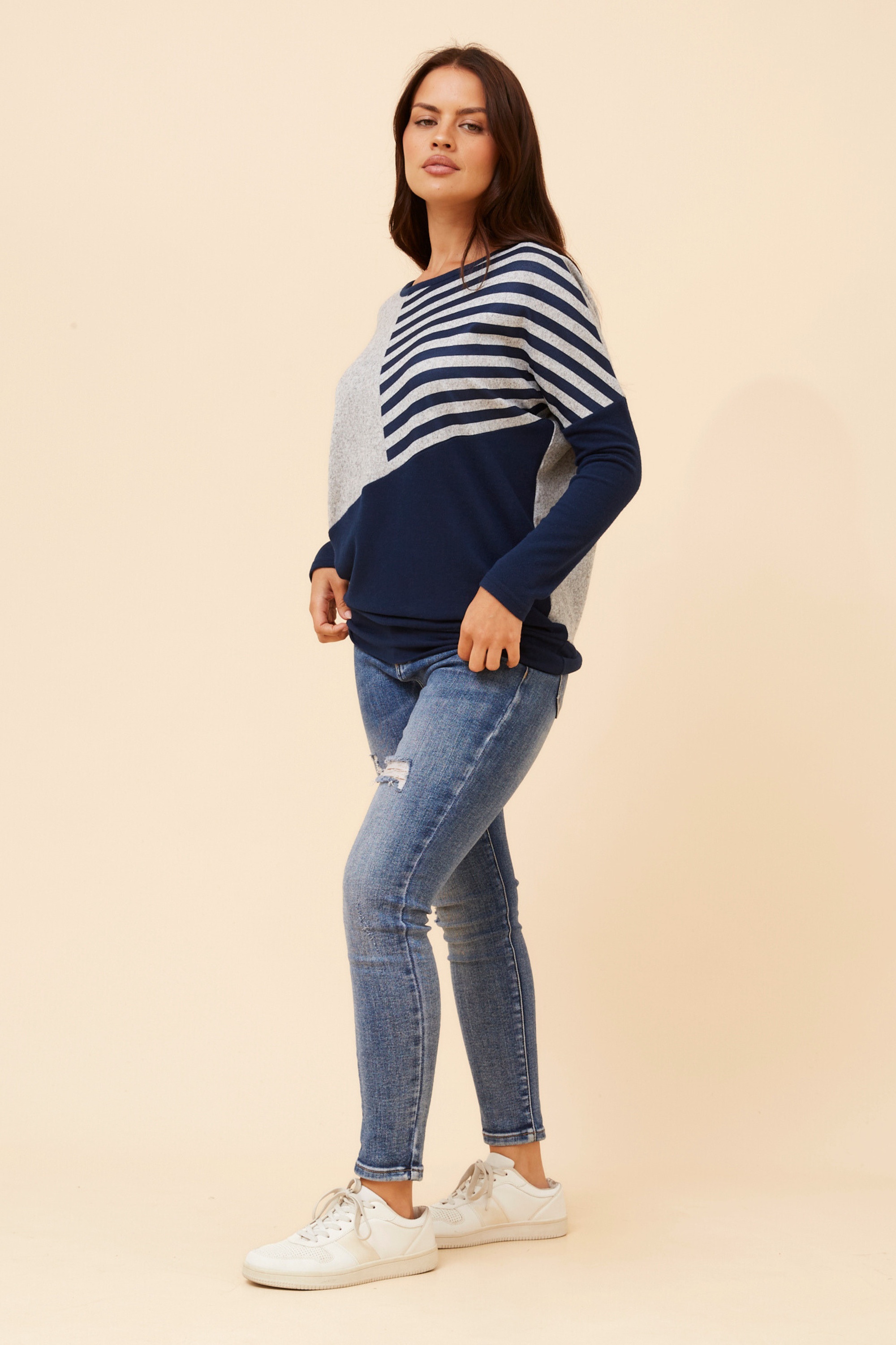 BIRD COLOUR BLOCK TOP